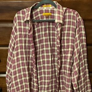 XMI Umbria mens XXL long sleeve linen button up